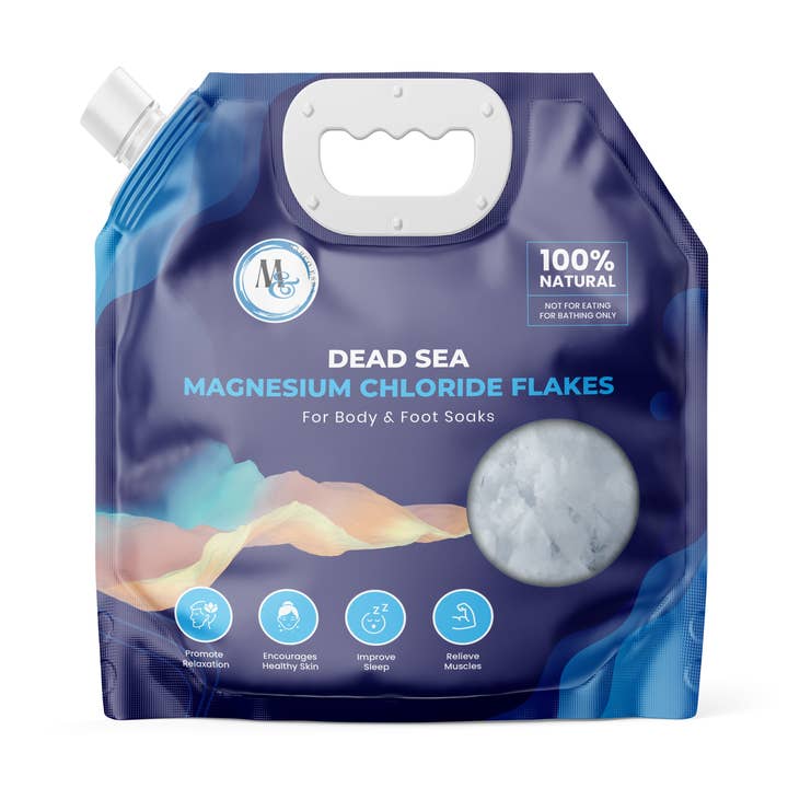 Magnesium Flakes Bath Salts – Premium Magnesium Supplement Bath Salts for Women Relaxing – Mineral Supplements for Muscle Relief, Aches – Raw and Pure Sourced Soothing Flake Salt (10 LB) for wholesale by Marco Esra