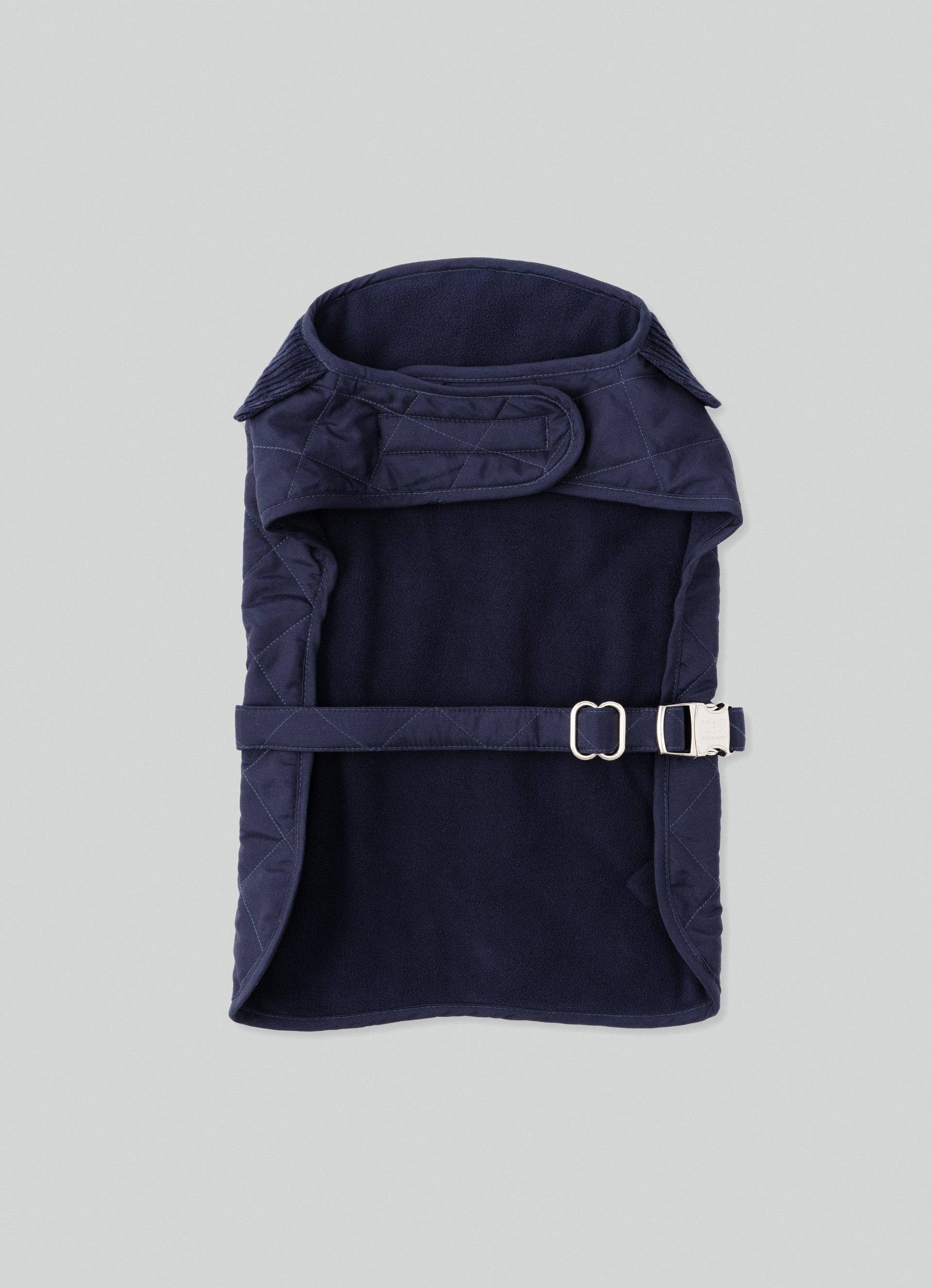 Hugo & Hudson - Wholesale Pet Jacket - Dog - Hackett x Hugo Hudson Navy Quilted Dog Jacket2