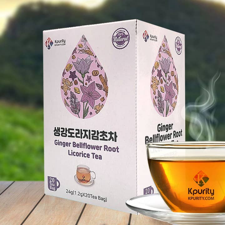 Thé à la réglisse et à la racine de campanule au gingembre (1,2 g x 20 unités) pour la vente par KPurity