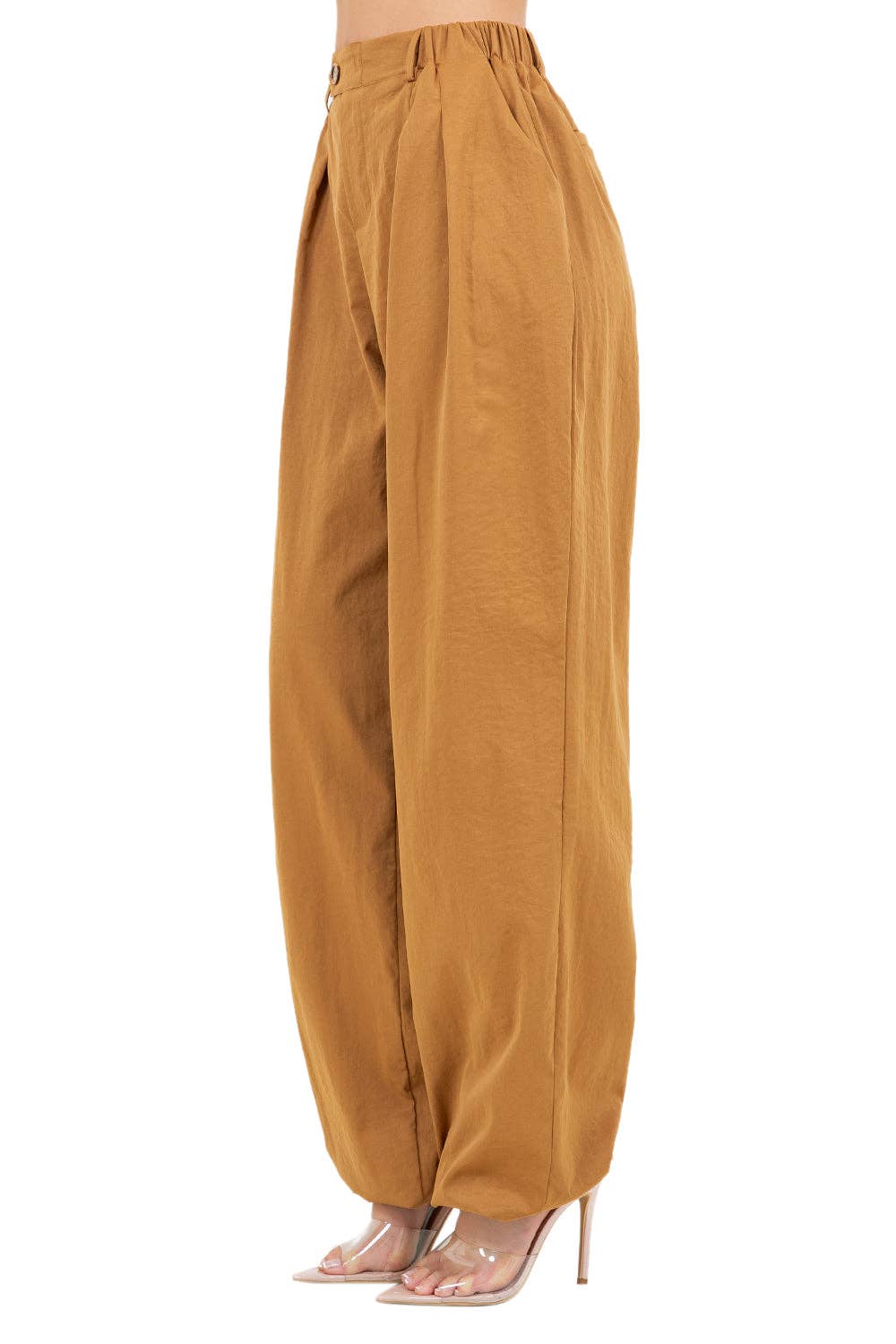 Brown WOMEN FASHION HAREM LEG PANTS for wholesale on Faire3