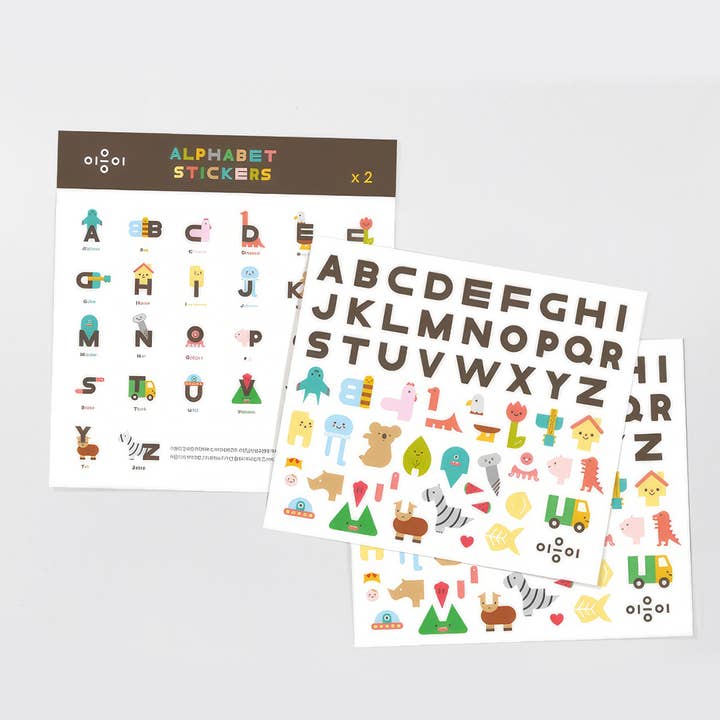 Living Refinery - Wholesale Sticker - Kids & Baby - Oioiooi - Alphabet Stickers