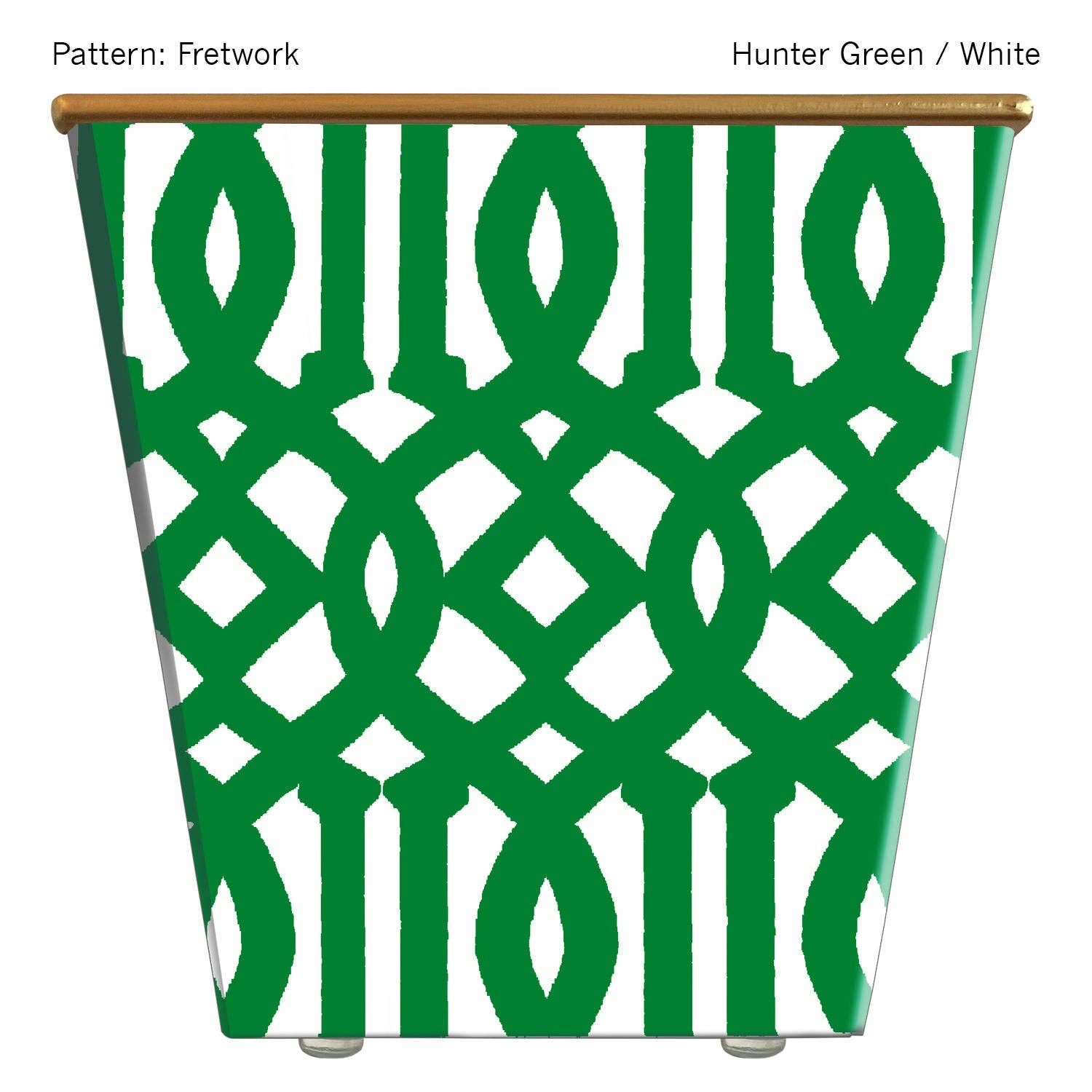 Hedge Farm Candles and Containers - Wholesale Plant Pot - Fretwork Cachepot Container Only7