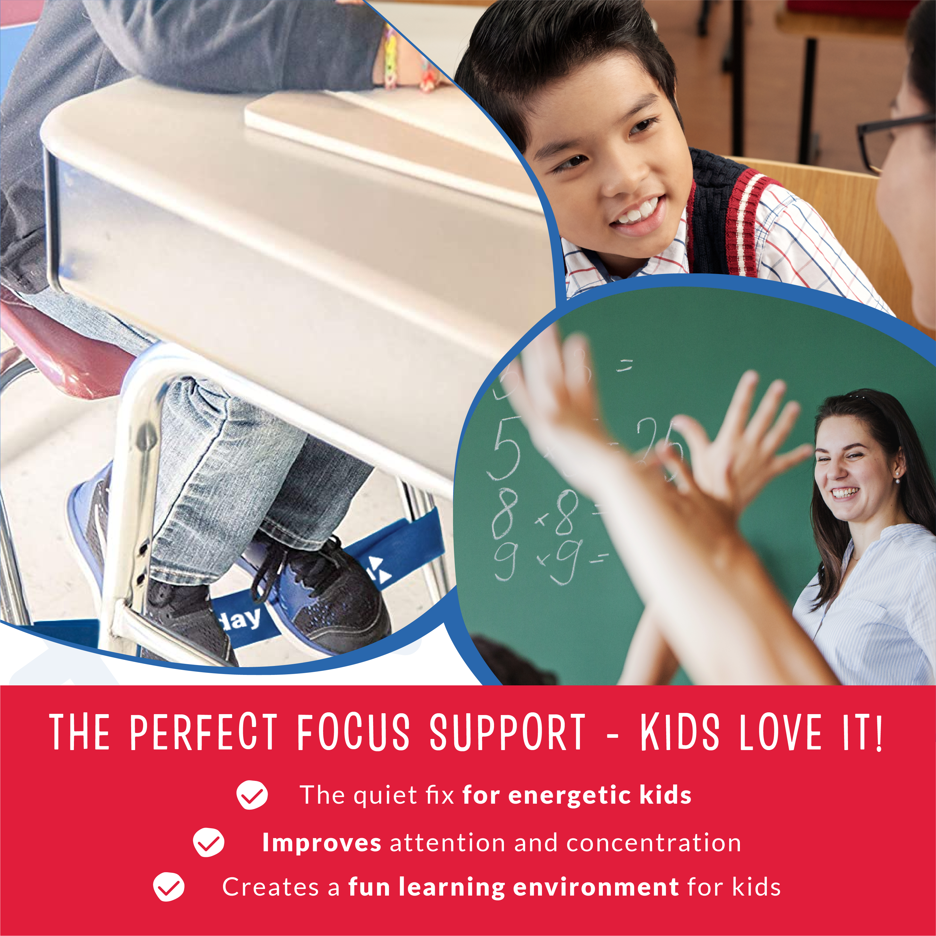 Everyday Educate – Brinquedo Fidget - Crianças por atacado – Fidget Widget Bands - Bouncy Chair Bands - Conjunto de 124