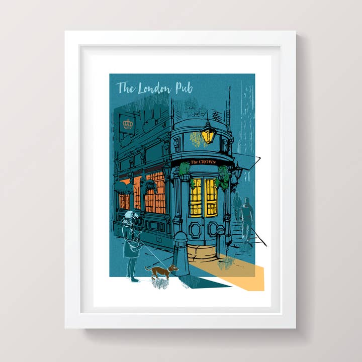 The London Pub Print pour la vente par Rocket 68