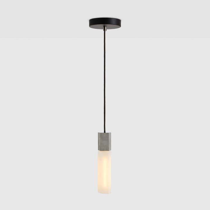 Basalt Single Pendant in Stainless Steel for wholesale by Tala