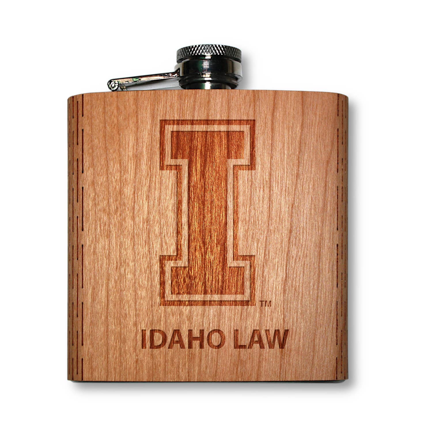 WUDN Handcrafted - Wholesale Flask - CUSTOM Wooden 6 oz Hip Flask, Laser-engraved with your logo15