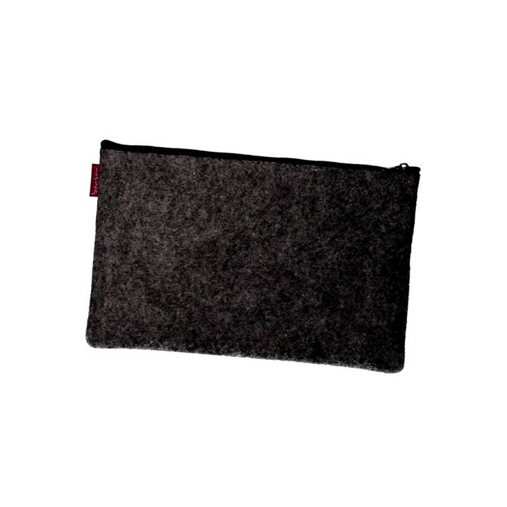IngrossoBertoni by INCI Srl - Wholesale Pouch - Women's - Bertoni Pocket Line Anthracite Felt Bouquet Clutch Bag1