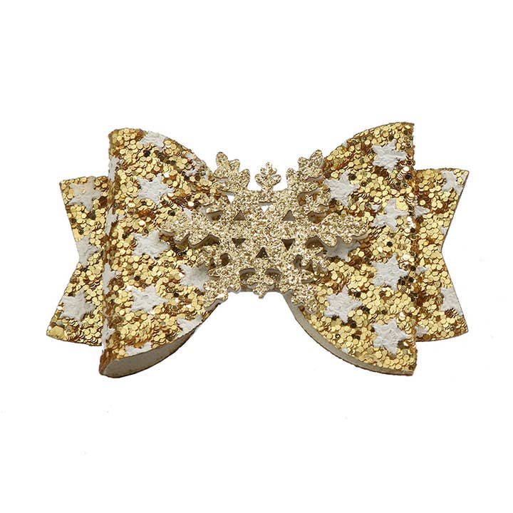 Sparkle Sisters by Couture Clips - Vendita all'ingrosso Fiocco per capelli - Bambini - Fiocco di neve