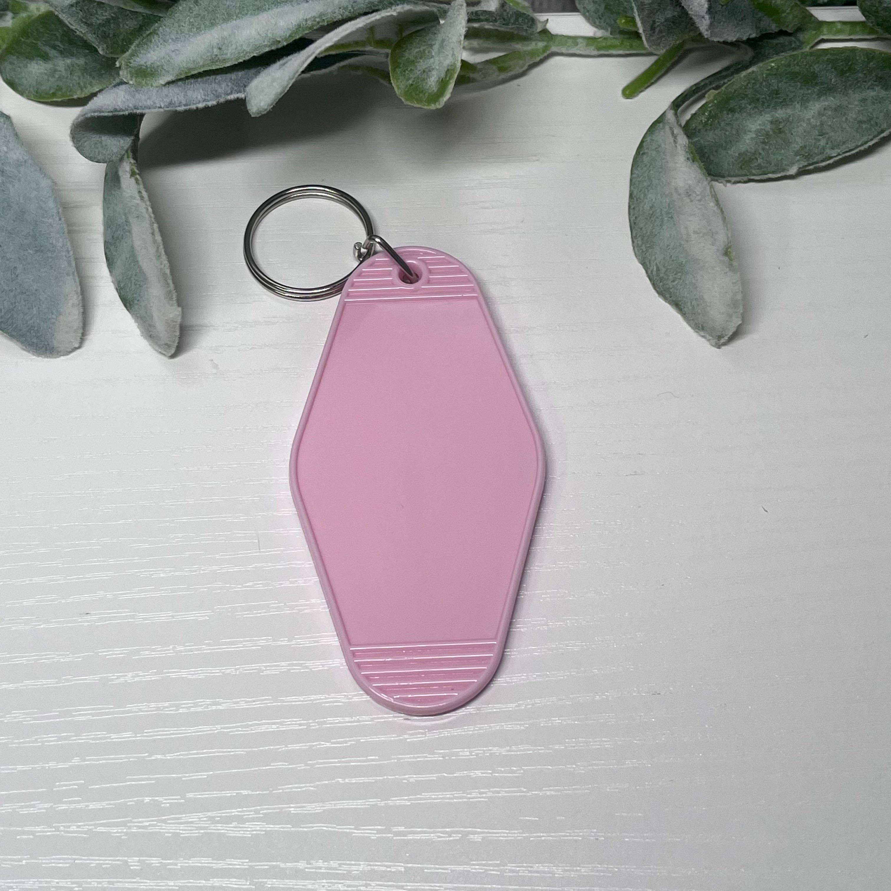 Mint Print Shop & Co - Wholesale Keychain - Unisex - Baby Pink | Motel Keychain Blank