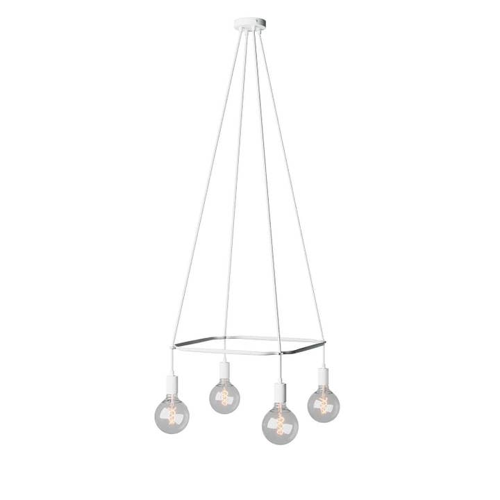 Cage Chandelier with 4 Globe Drops for wholesale by LIGHTINUP S.R.L.