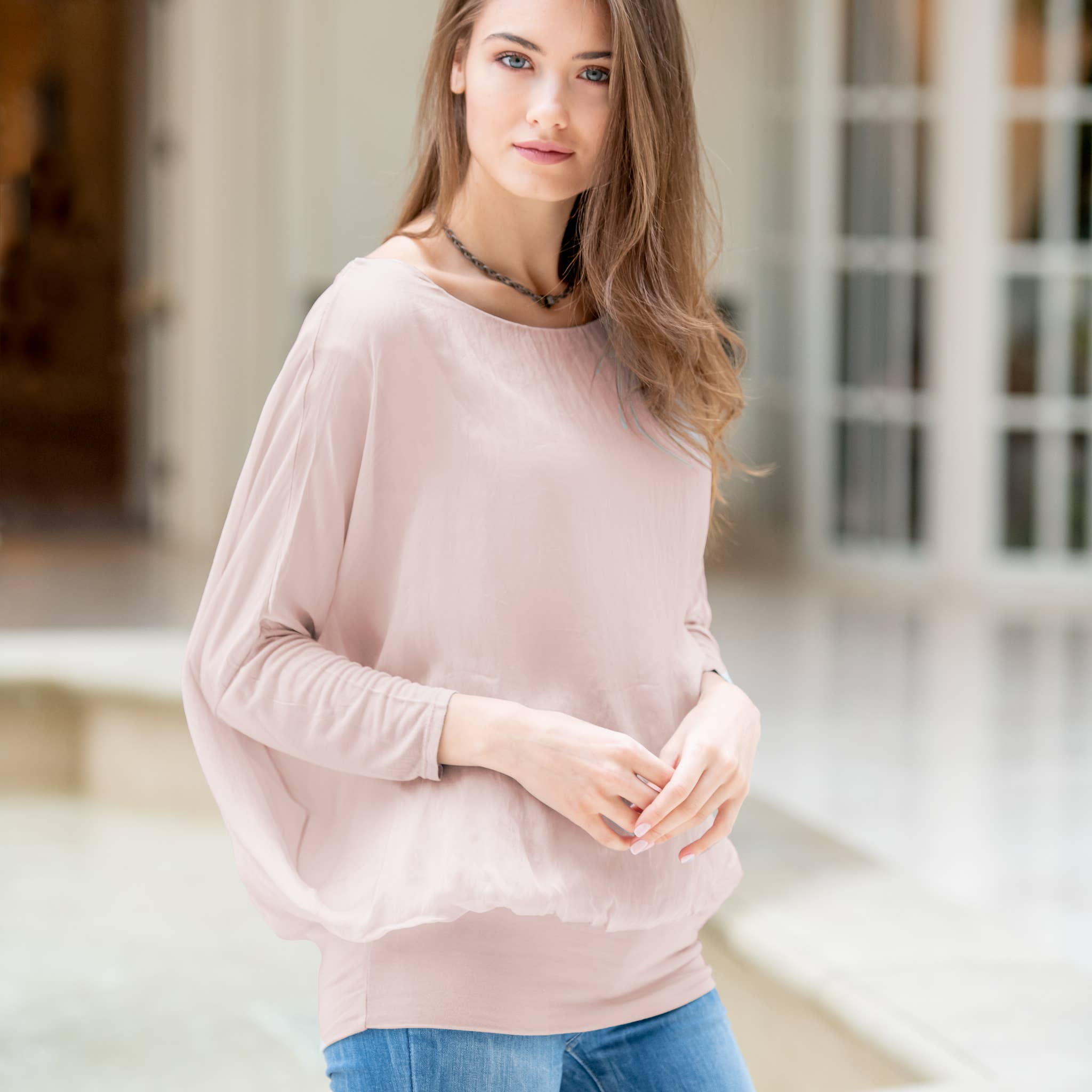 CobbleStone Living - Wholesale Blouse - Women's - Cassandra Italian Silk Top5