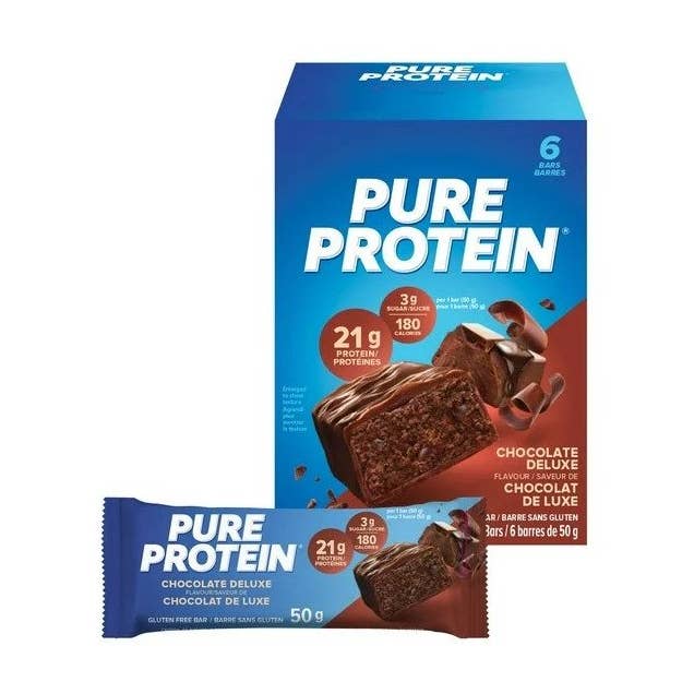 PURE PROTEIN - PROTEIN BAR 6/50G CHOCOLATE DELUXE for wholesale by L&F Universal Goods