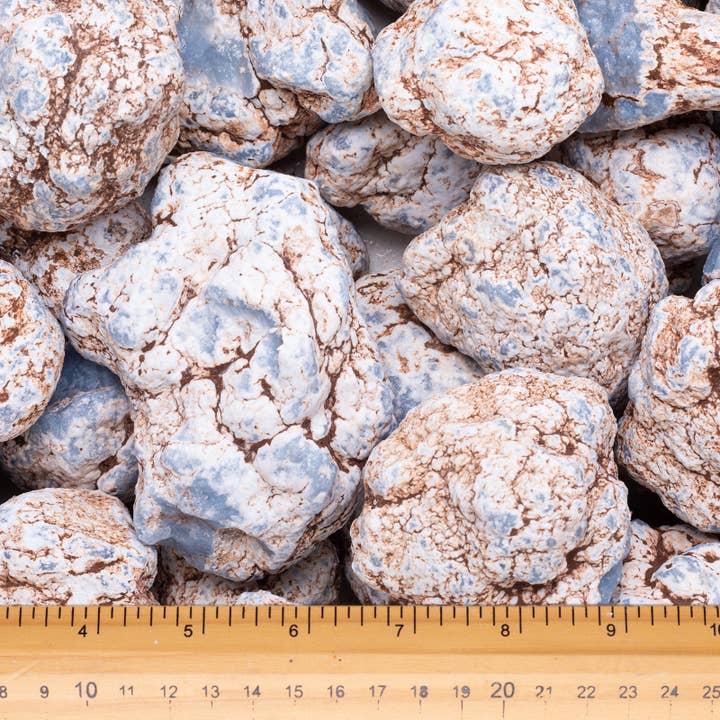 Fantasia Mining - Wholesale Spiritual Stone/Crystal - Rough Angelite - Peru - Raw Natural Stones (1 lb)2