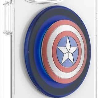 POPSOCKETS - Wholesale Phone Grip - 🌸 Magsafe Enamel Captain America 🌸