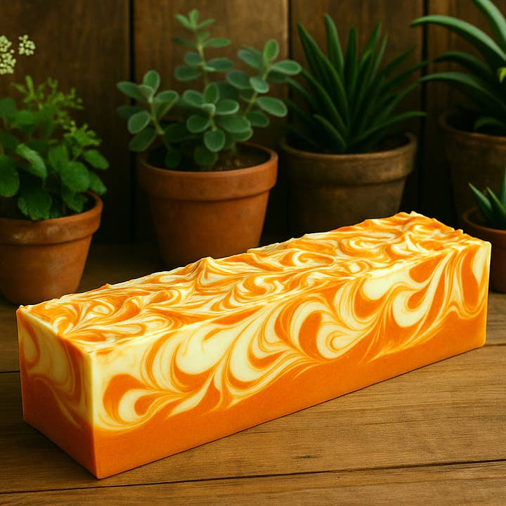 DeShawn Marie Soap Boutique - Wholesale Bar Soap - Vanilla Tangerine 3.5 LB Soap Loaf0