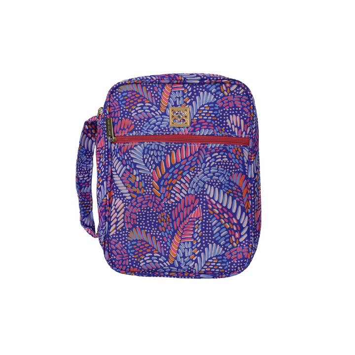 Mary Square - Wholesale Bible Cover - Bible Cover | Mosaic Meadow Blue