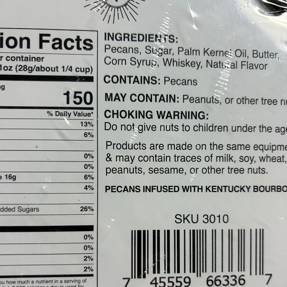 Damn, Man Snacks - Wholesale Nuts - Bluegrass Original Bourbon Pecans Gift Tin 14 Oz Nuts3