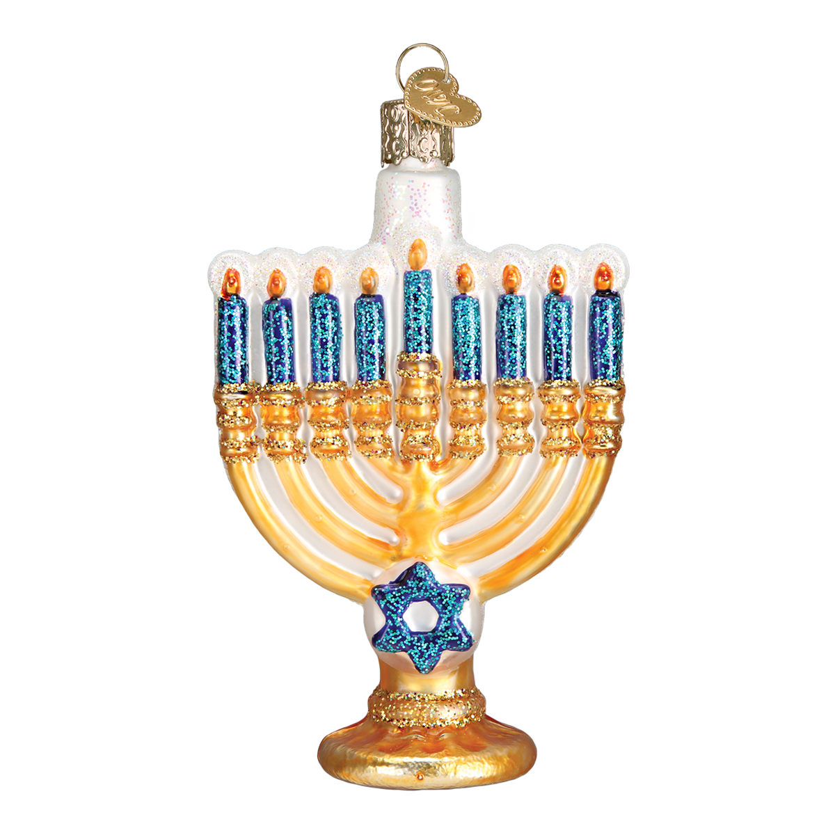 Old World Christmas - Wholesale Ornament - Menorah Ornament1