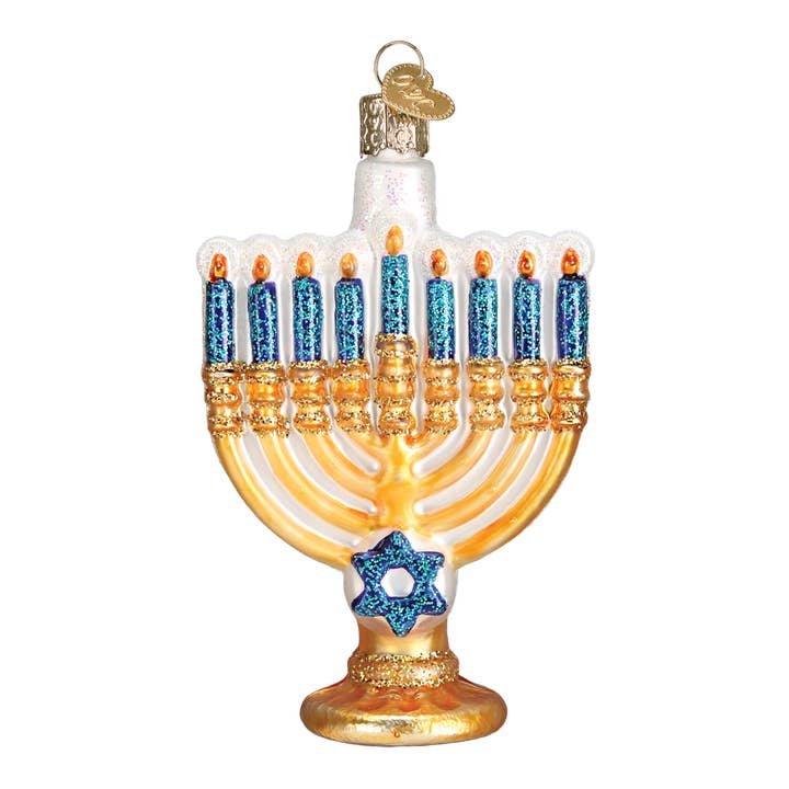 Old World Christmas - Wholesale Ornament - Menorah Ornament1