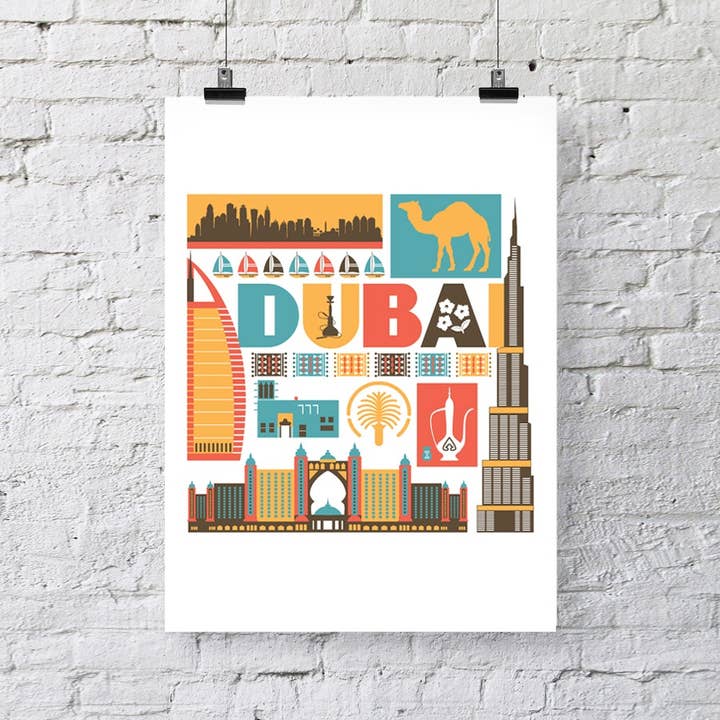 Susan Taylor Design - Wholesale Art Print - Dubai City, UAE Print