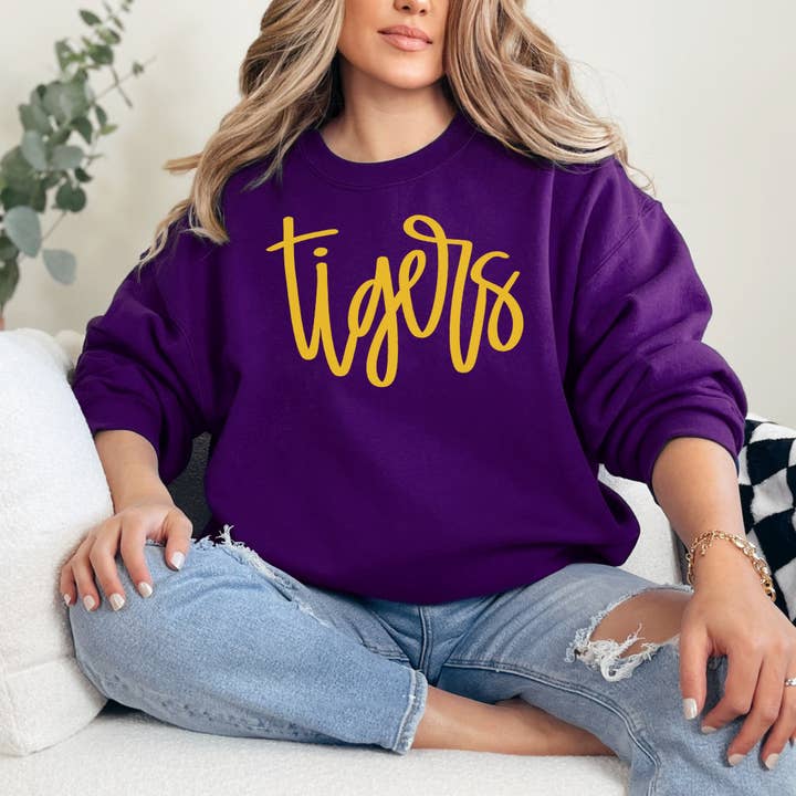Tigers Sweatshirt for wholesale by Delena Wright Artisan Jewelry