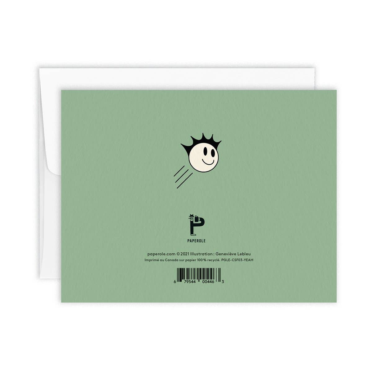 Paperole - Wholesale Everyday Greeting Card - YEAH — Greeting card1