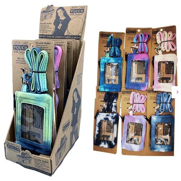 The Pouch - #22835 - Lanyard ID Wallet - Colors Vary for wholesale by St. Louis Wholesale LLC