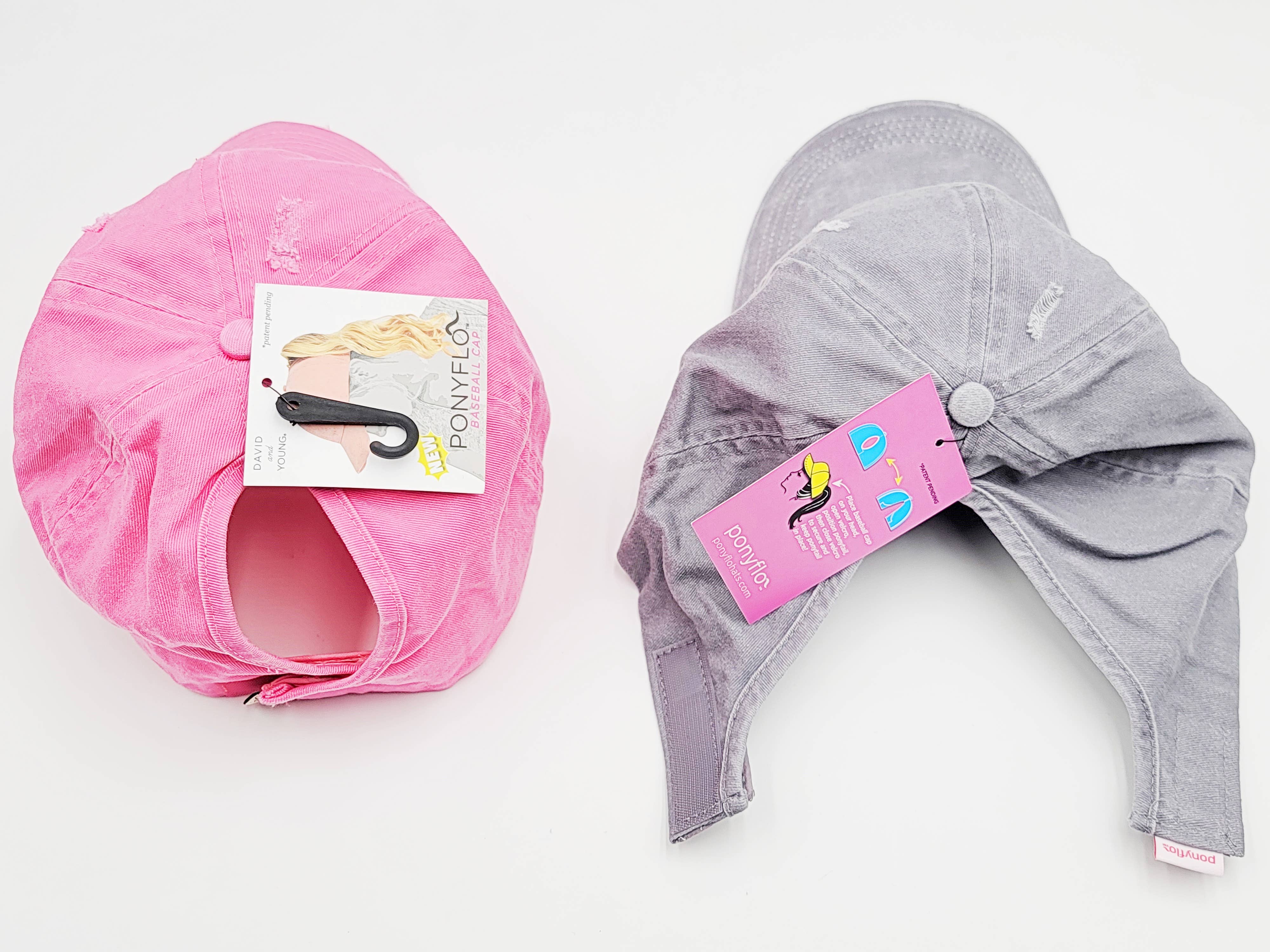 Treasure Bank - Wholesale Ponytail Cap - Women's - PONYFLO Distressed Cotton Ponytail Cap14