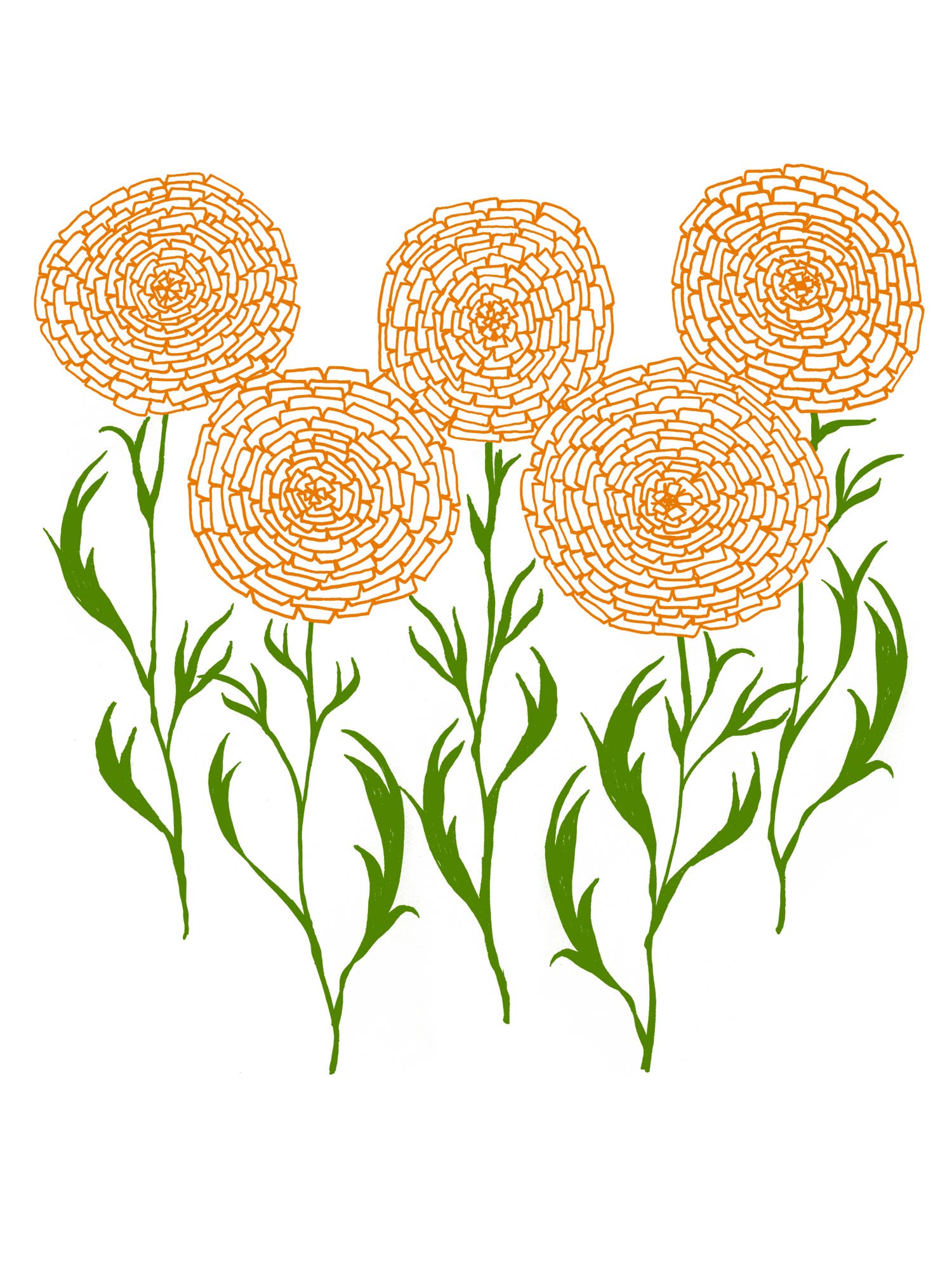 Supermaggie @ Faire - Vente T-shirt à imprimés – femme - T-shirt de culture Clover Marigolds3