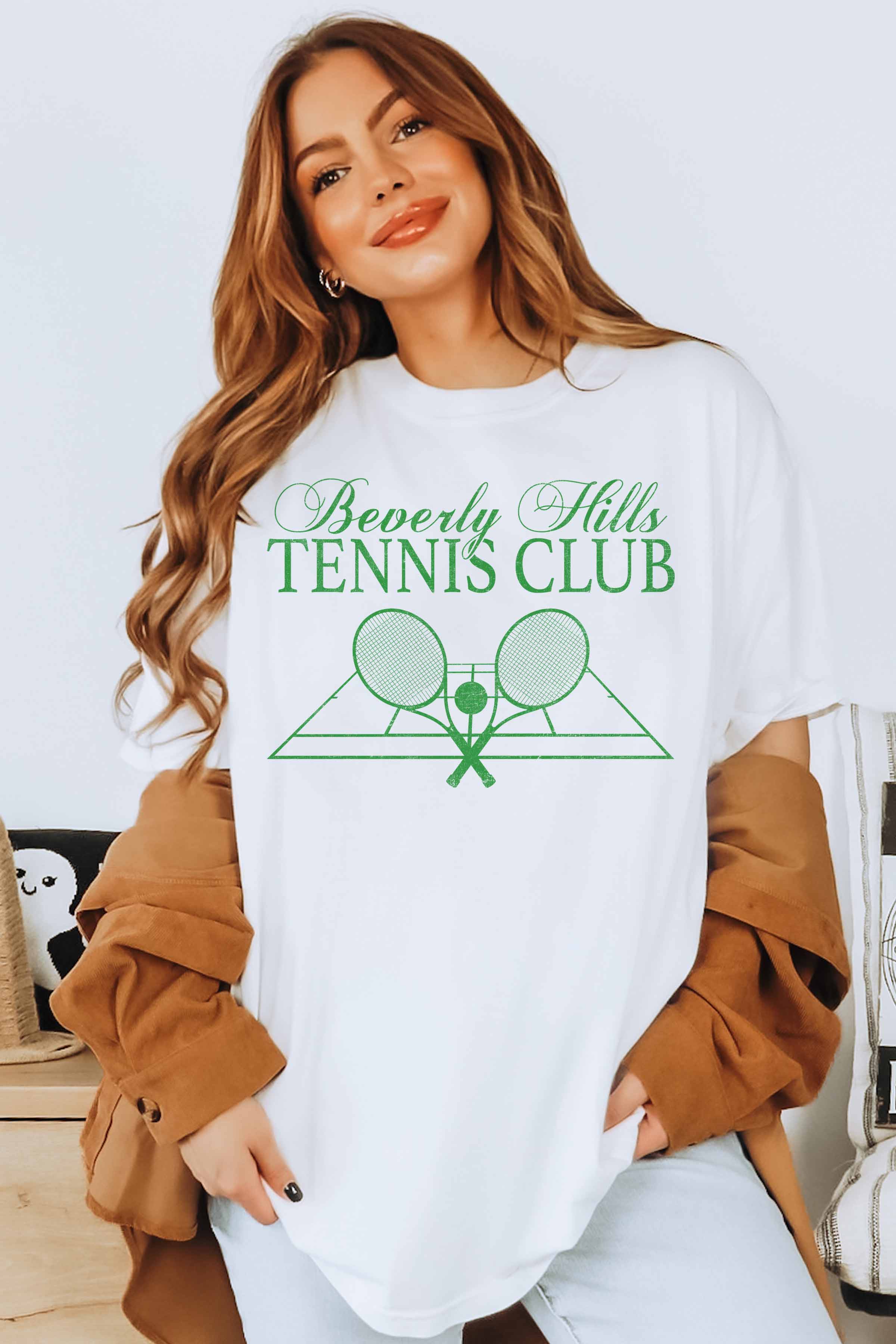 GOOD DAY STREET – wholesale Tunic – Women’s – [G1502X-OTS]-BEVERLY HILLS TENNIS CLUB OVERSIZED GRAPHIC TEE2