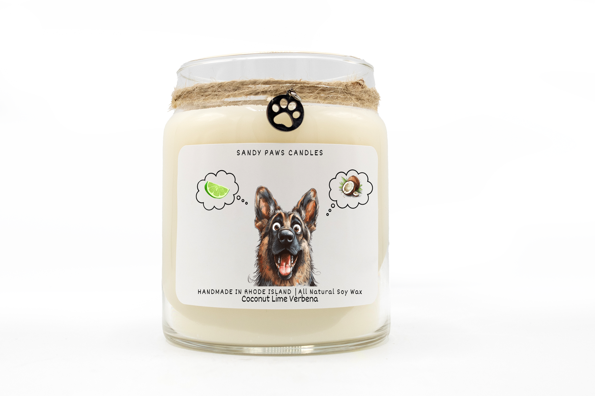 Sandy Paws Candles - Wholesale Jar/Filled Candle - Quirky Dogs - Soy Wax Candles2