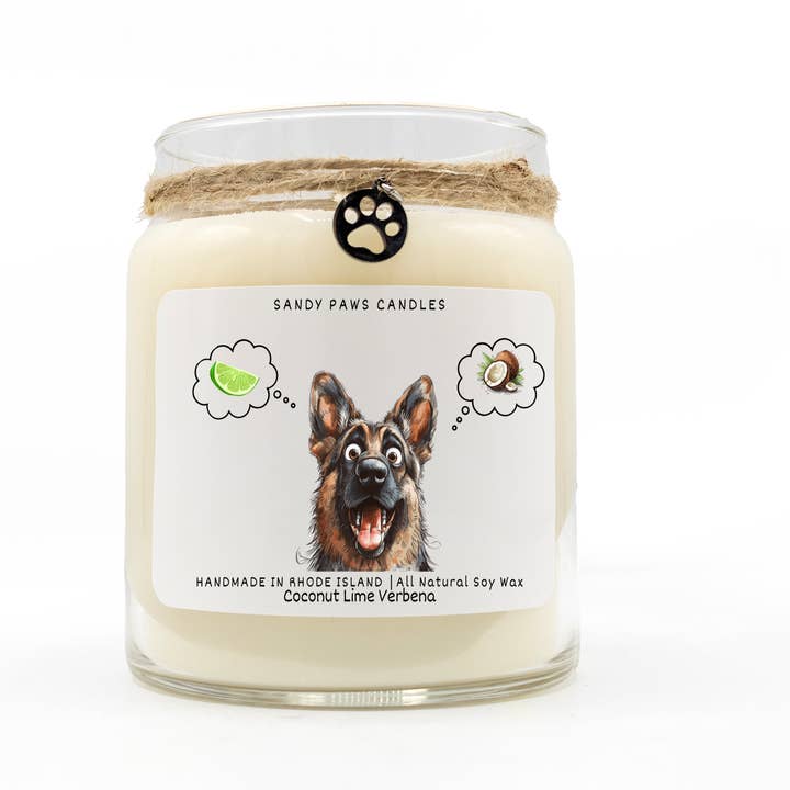 Sandy Paws Candles - Wholesale Jar/Filled Candle - Quirky Dogs - Soy Wax Candles2