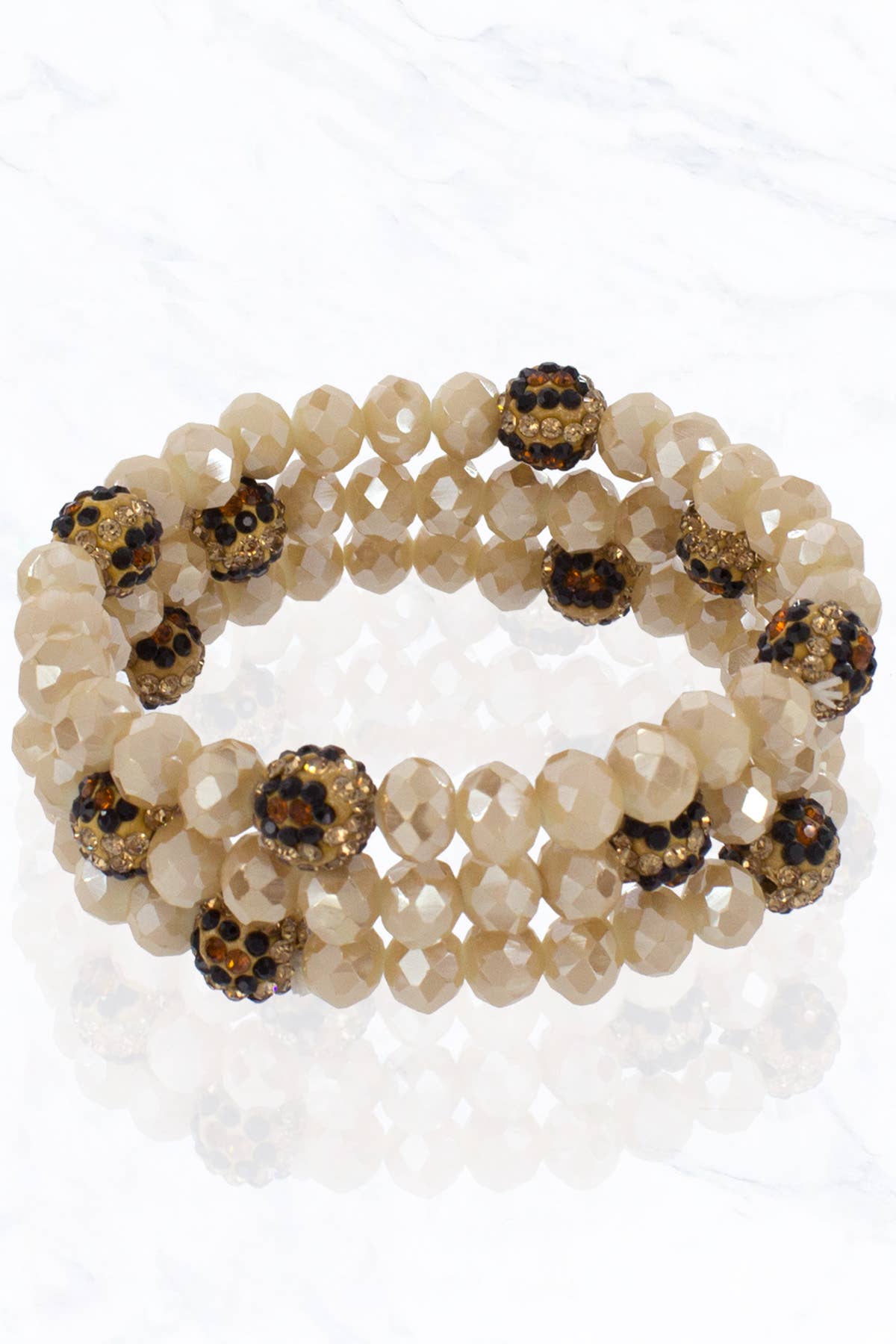 Suzie Q USA - Venta al por mayor Pulsera de cuentas - Pulsera Bola Bead & Leo Stone10