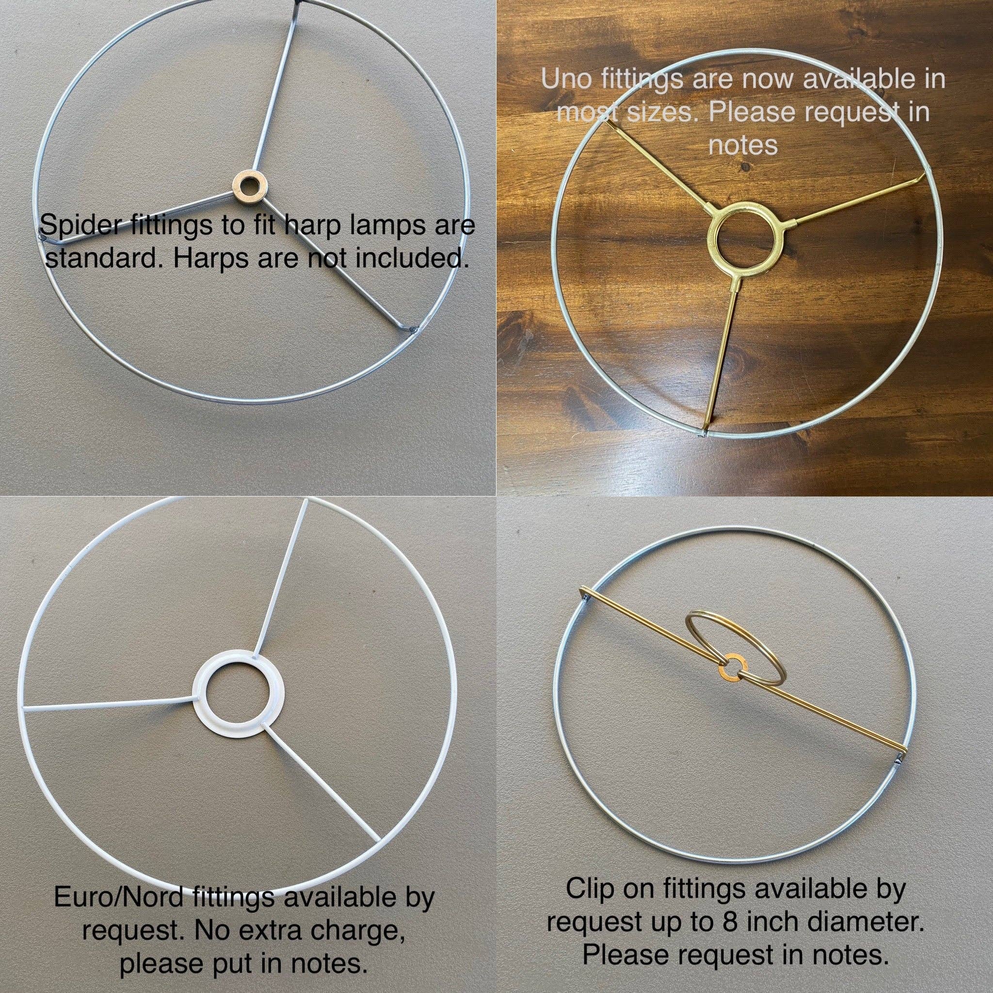 LouSeal Handmade Lampshades - Wholesale Lamp Shade - Orla Kiely Linear Stem Cool Grey Handmade Lampshade1