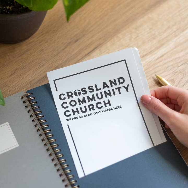 Church Notes Co. - Wholesale Notebook - Navy Church Notes Bible Study Notebook