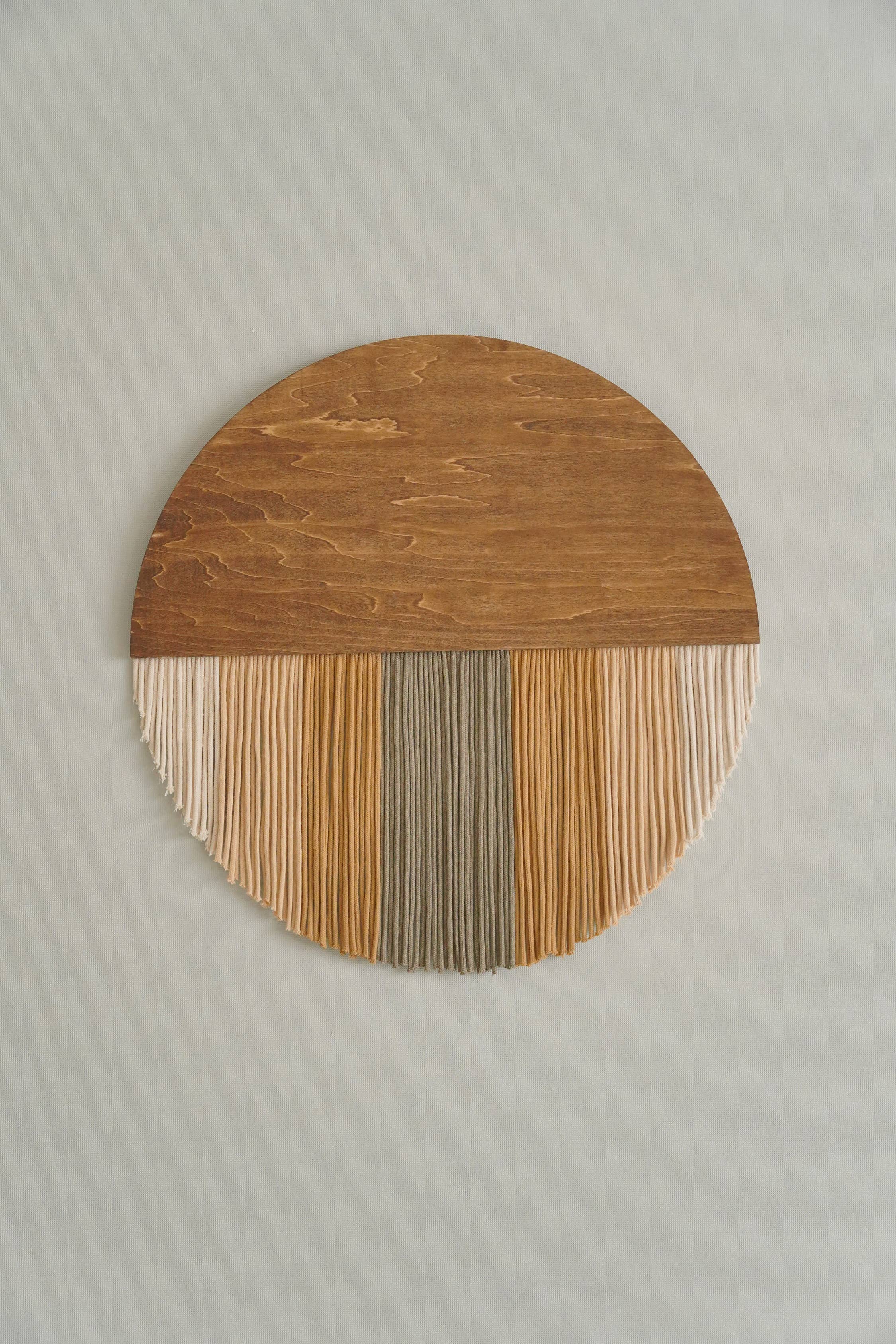 BeanDaikon - Wholesale Wall Accent - Boho Macrame Round Art Wall Hanging V0716