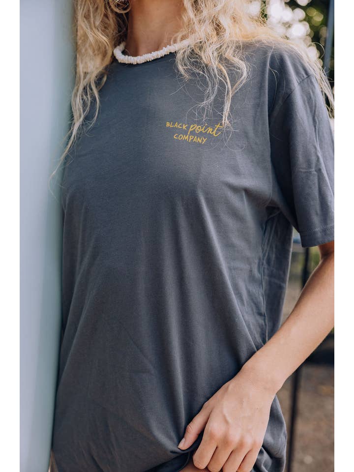 Black Point Company - Wholesale Screen Printed T-Shirt - Unisex - Black Point Hawaii Graphic Surf Tee - Unisex T-Shirt