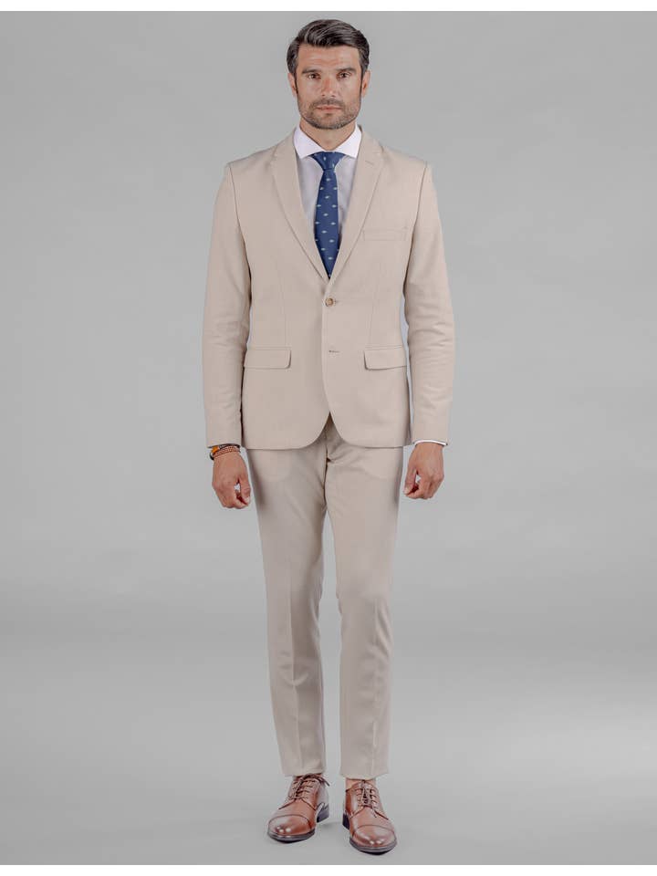 CELOPMAN – Engroshandel Habitjakke – til mænd – BEIGE DRAGTJAKKE4