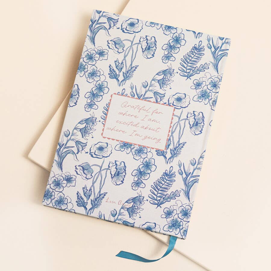 Lisa Angel - Wholesale Journal/Diary - Blue Wildflower Print Daily Gratitude Journal4