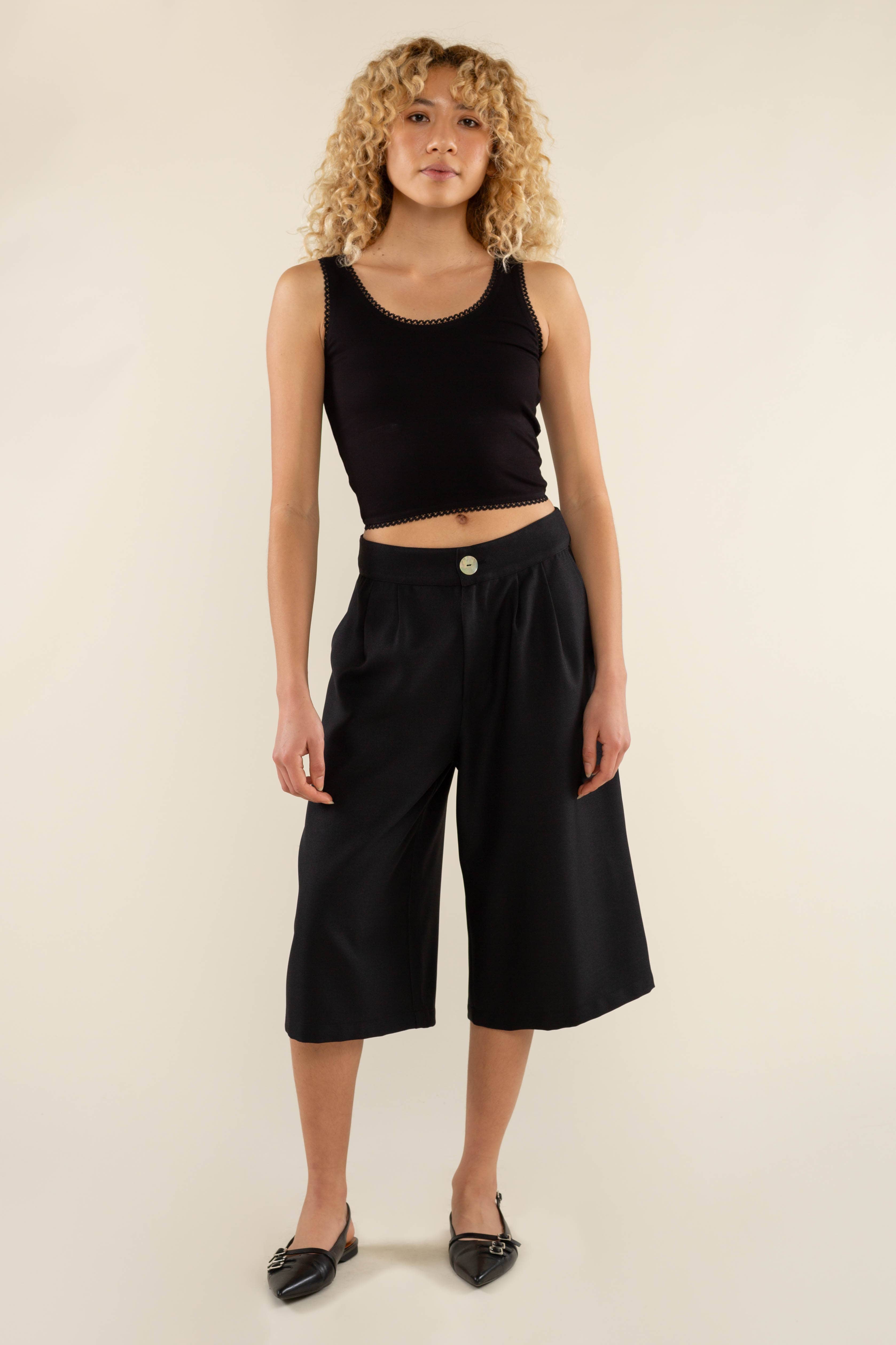 NLT – Tops – Mulher por atacado – Tanque de Colheita de Papoula | Aguarnição de Vieira2