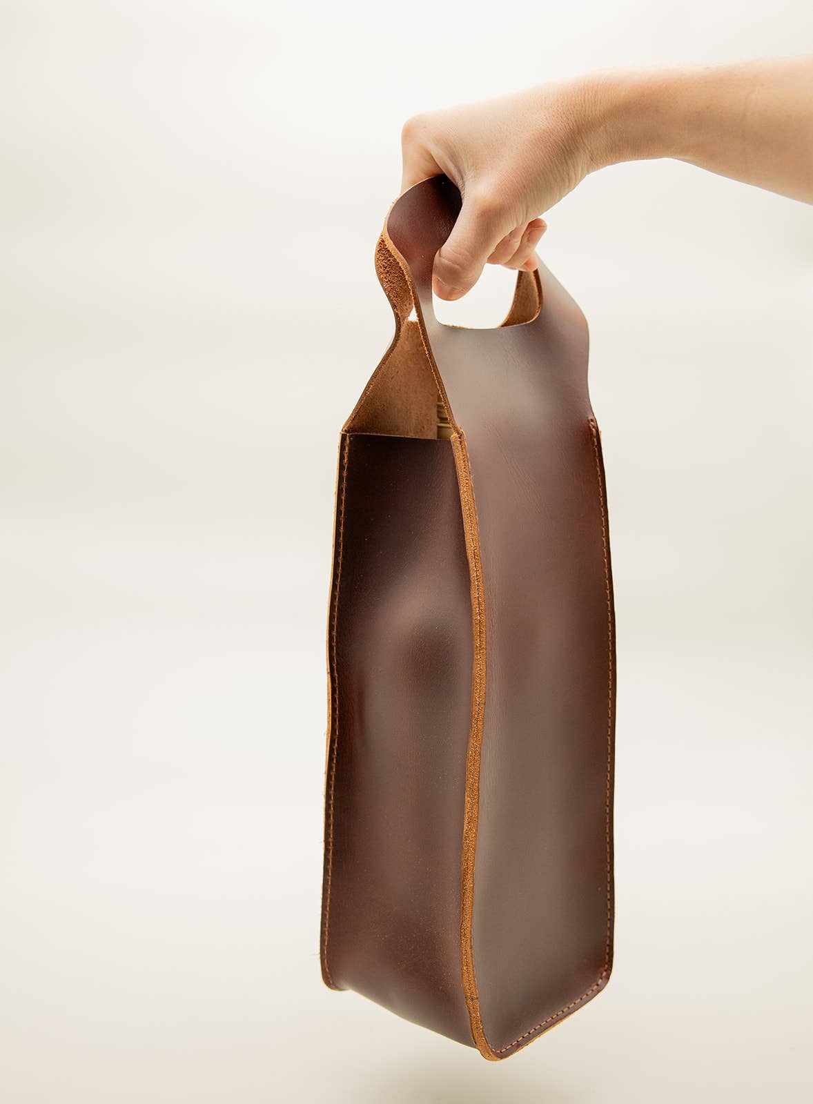 Lindy Leather - Vente Sacs pour bouteilles de vin - Sac à vin en cuir10