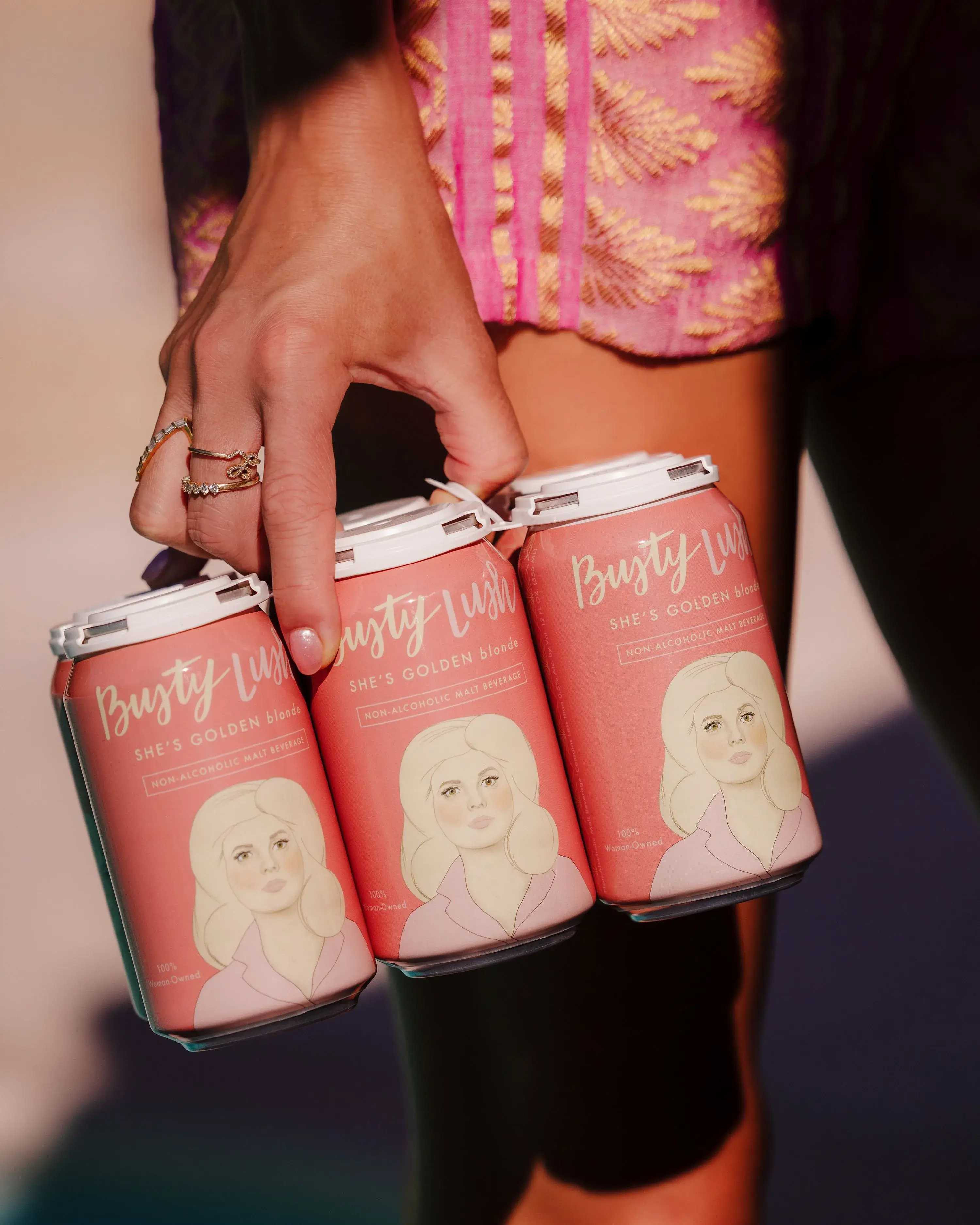 Busty Lush - Wholesale Non-Alcoholic Beer - She's Golden Non-Alcoholic Blonde Ale (6pk)5