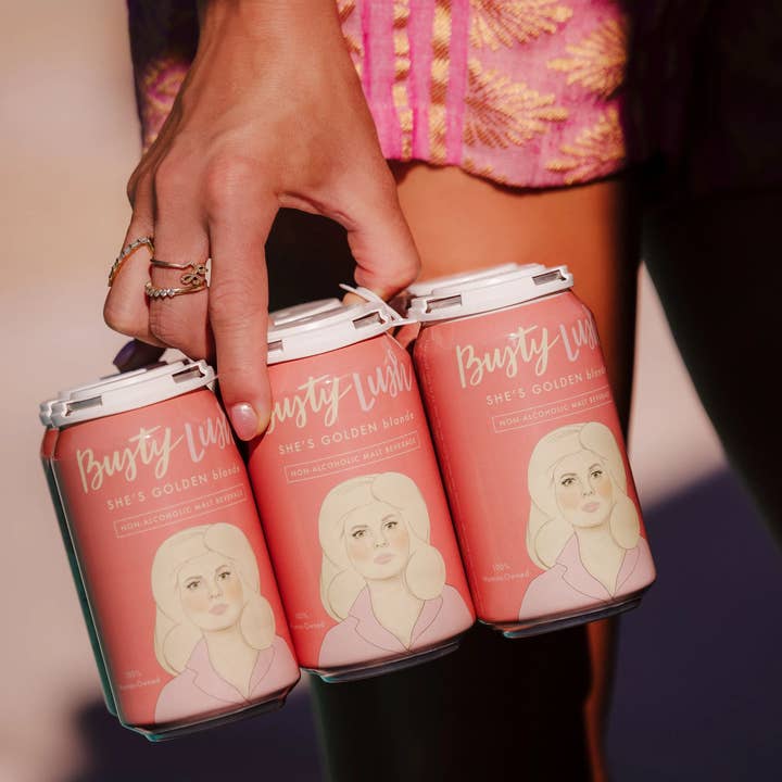 Busty Lush - Wholesale Non-Alcoholic Beer - She's Golden Non-Alcoholic Blonde Ale (6pk)5