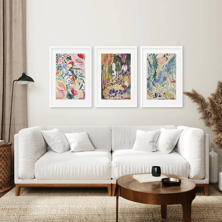 Art Lane - Wholesale Art Print - Henri Matisse Japanese Garden Poster. Abstract Eclectic Art