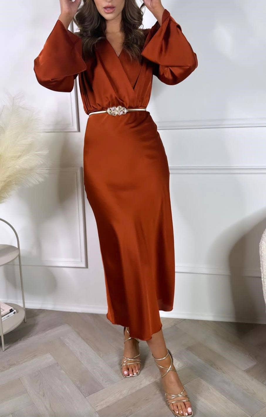 LORIANE - Wholesale Dress - Women's - 6304 Plain long dress11