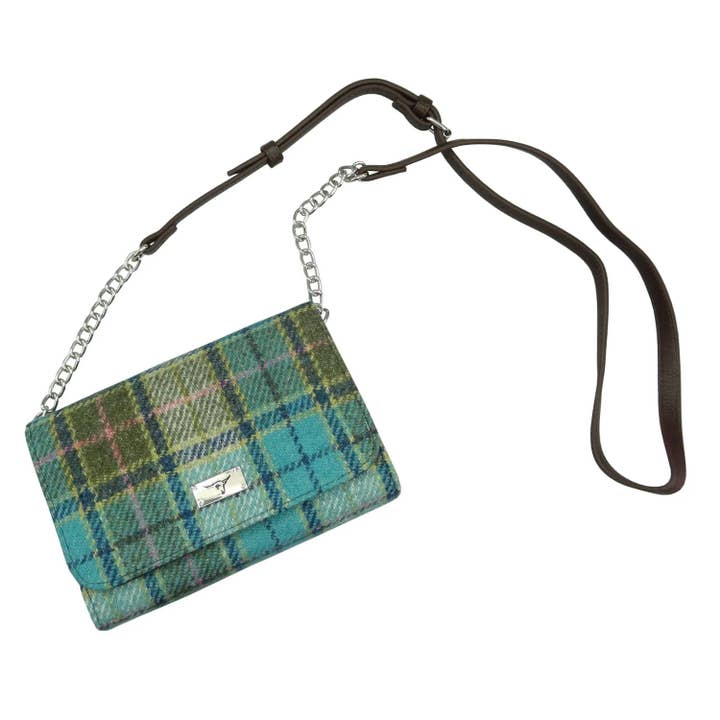 Dublin Gift Company - Wholesale Shoulder Bag - Women's - Harris Tweed Strathy Wallet Shoulder Bag4