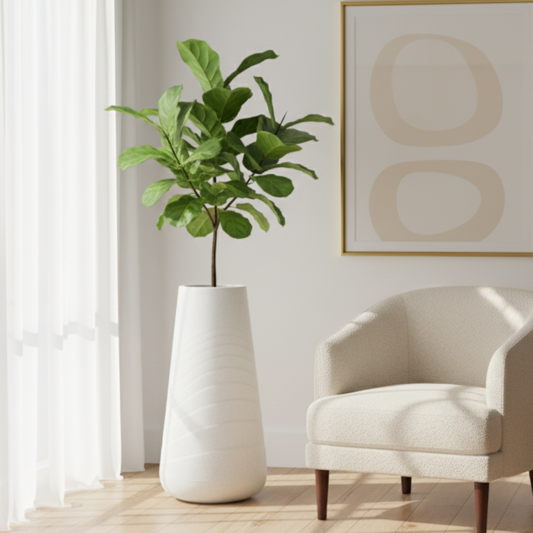 Sona Casa - Wholesale Plant Pot - Tall Indoor Decorative Planter, Modern Contemporary Self Watering Pot Home, Porch, Patio Decor Gifts1