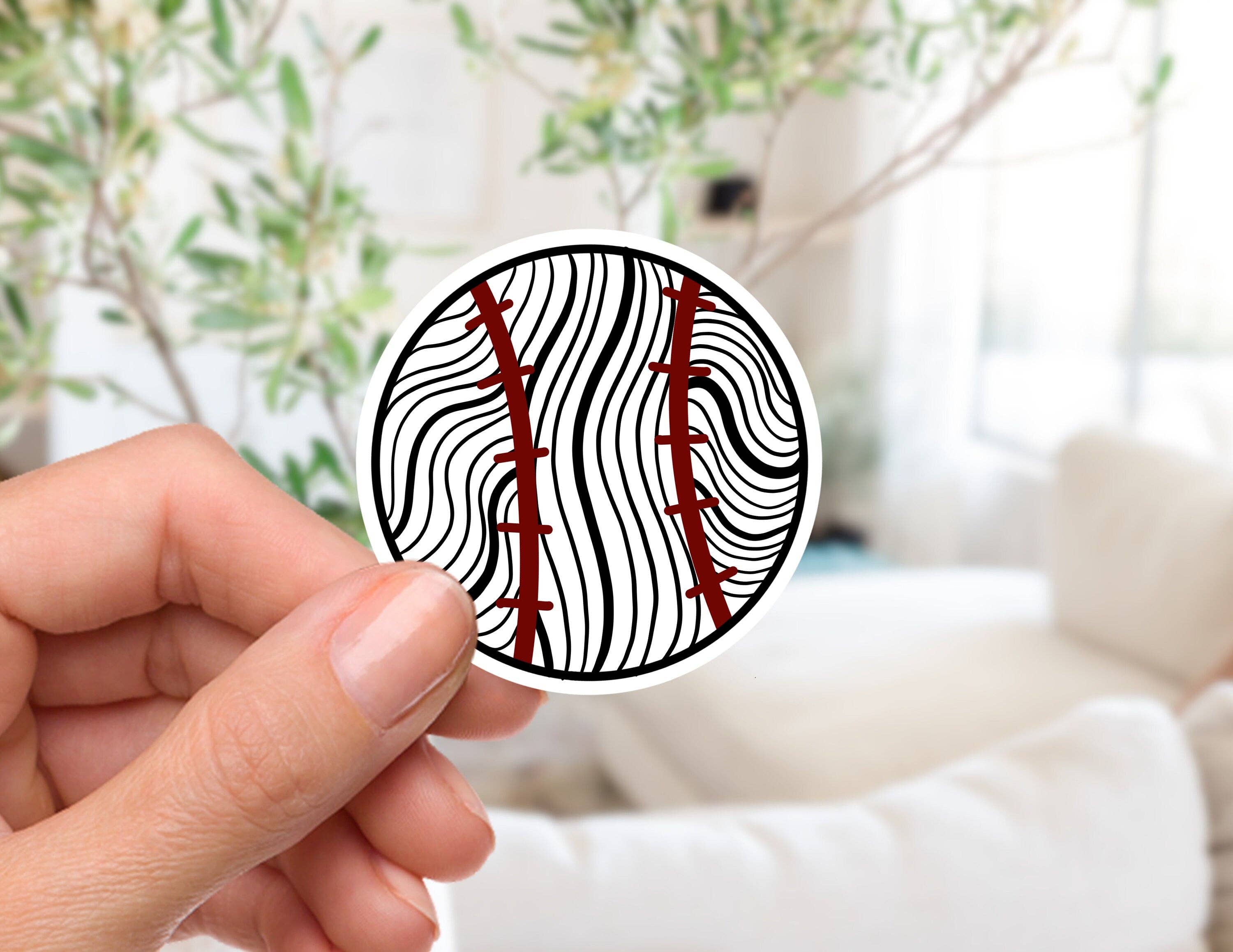 Couch McDoodles - Wholesale Sticker - Baseball Doodle Sticker