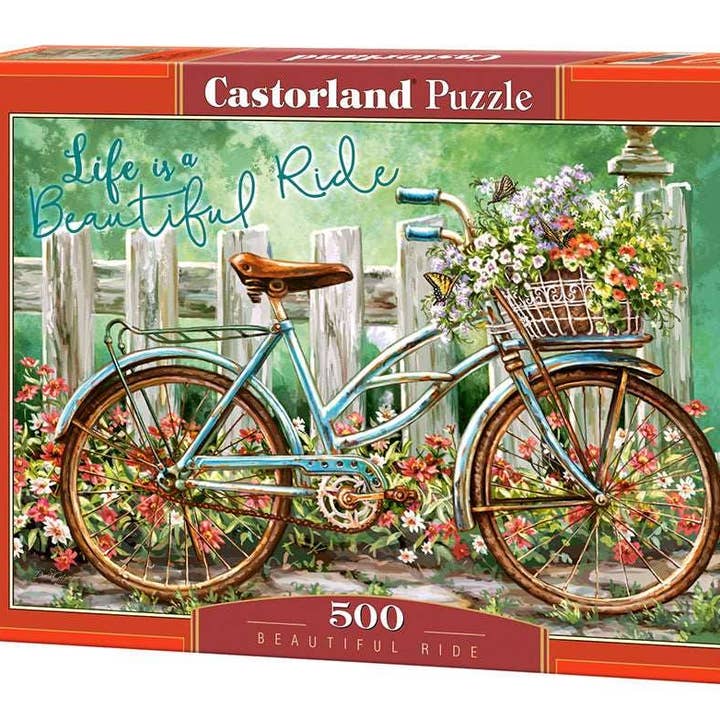 500 Piece Jigsaw Puzzle, Beautiful Ride, Bicycle, Art Puzzle for wholesale by TREFL by Bridge Toys
