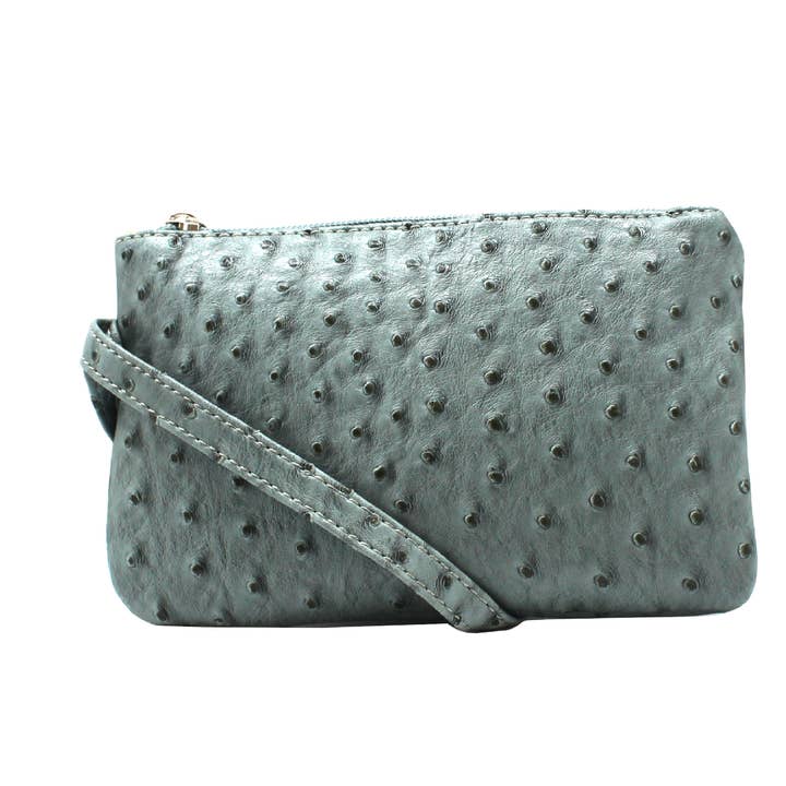 22 Tote - Wholesale Wristlet - Vibrant Ostrich Wristlet26